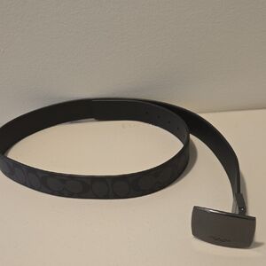 Men's Black Leather Belt